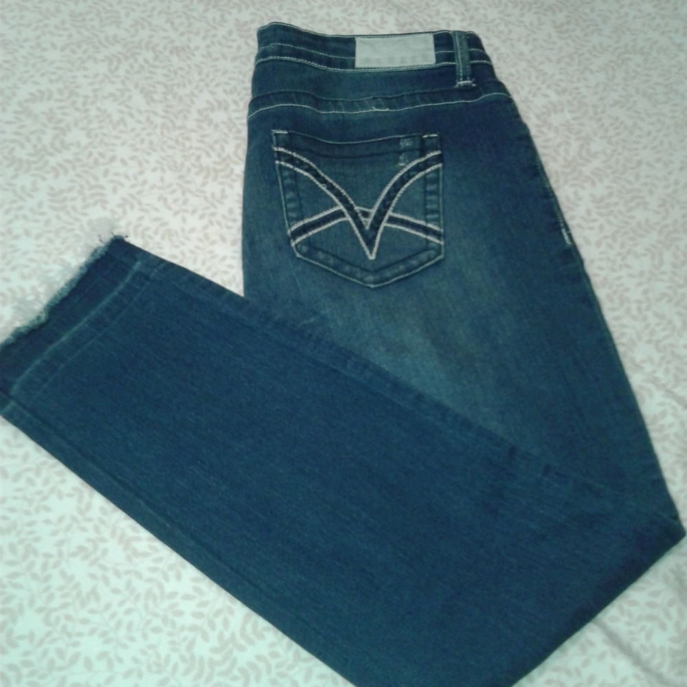 Women's blue jeans pants